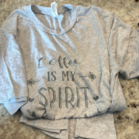 Coffee is my spirit animal soft tshirt. Barely worn - Picture 3 of 3
